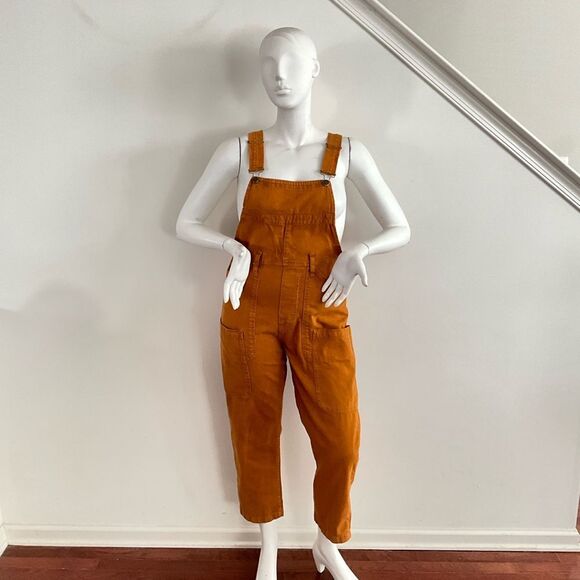 New We The Free Way Back Overall Brown Relaxed Fit S - Picture 5 of 11